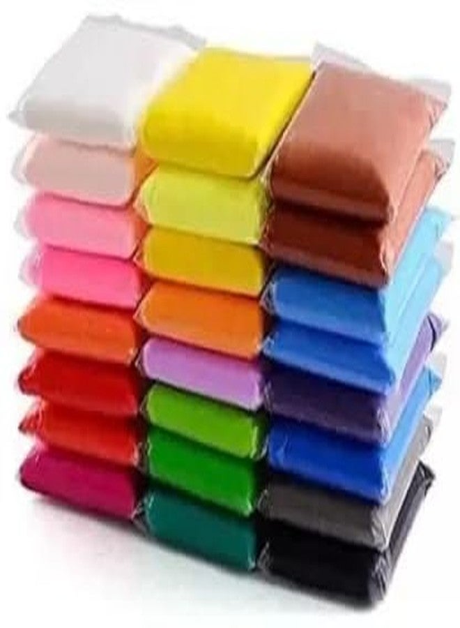 Eclet (Pack of 12) Air Dry Clay, Colorful Children Soft Clay, Creative Art Crafts, Gifts for Kids-Multi Color. Non-Toxic Modeling Magic Fluffy Foam Bouncing Clay Putty Kit for Kids with Tools .116 - Image 1